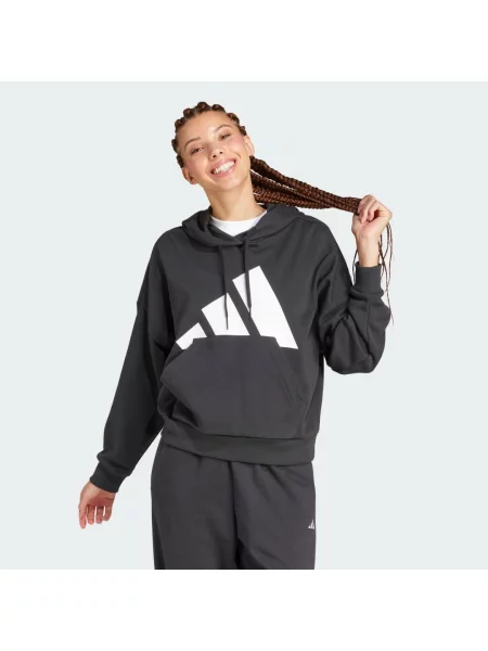 Mikina Essentials Big Logo French Terry Loose bílá