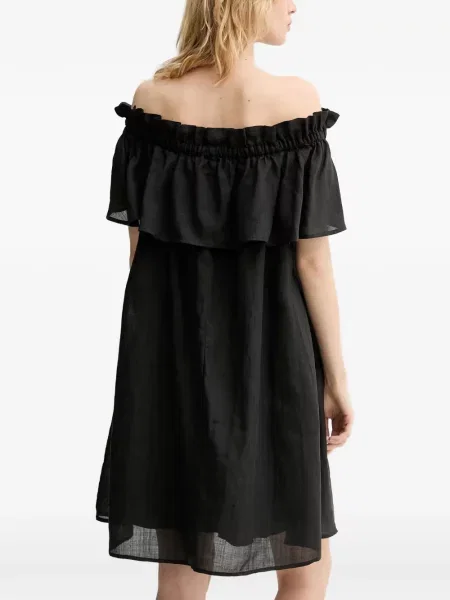 Rochie mini Marc O'polo cu umerii deschiși negru