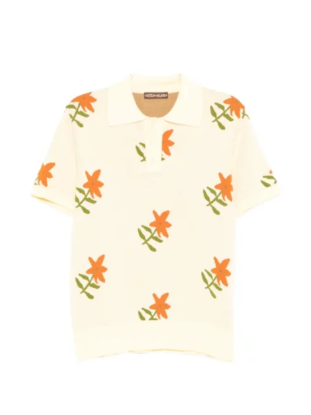 Polo Chateau Orlando cu model floral galben