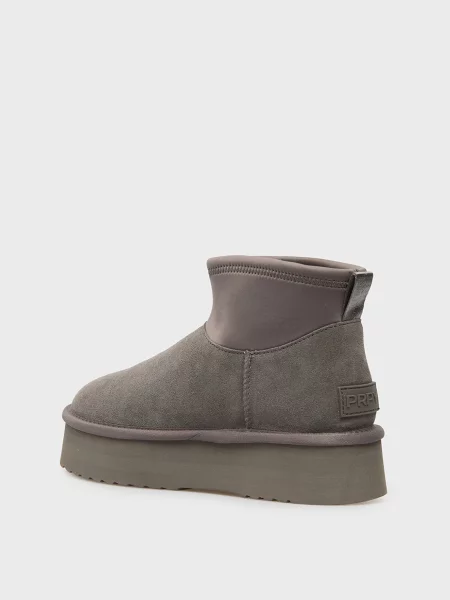 Замшевые сапоги Prpy серые