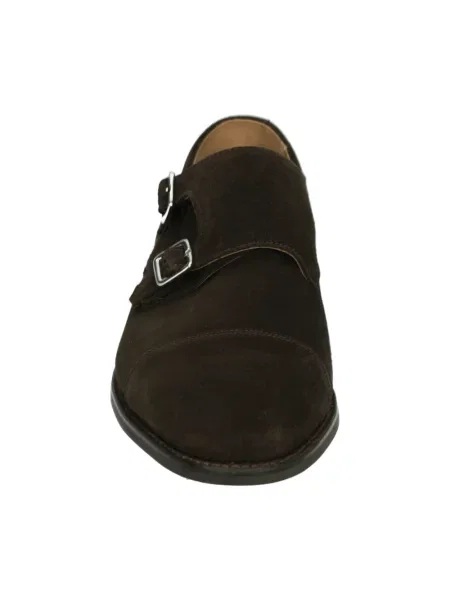 Półbuty Crockett & Jones zamszowe brązowe