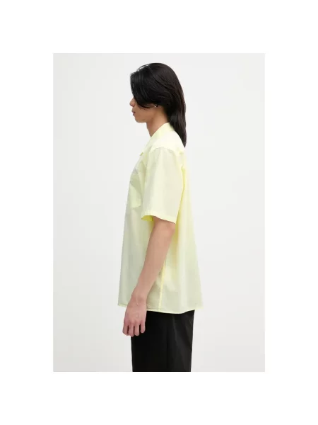 Norse Projects koszula Carsten Cotton Tencel Shirt regular żółty
