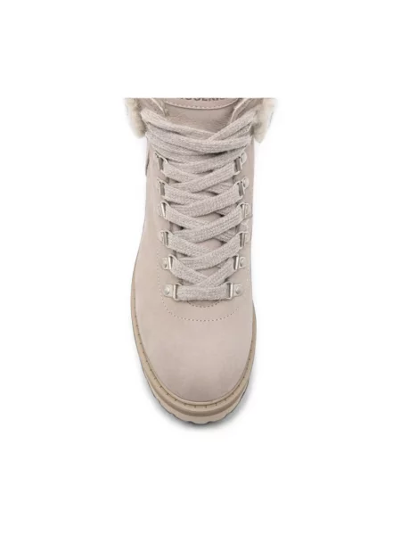 Botki Woolrich skórzane szare