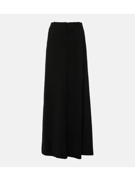 Volneno maxi krilo Dries Van Noten črna