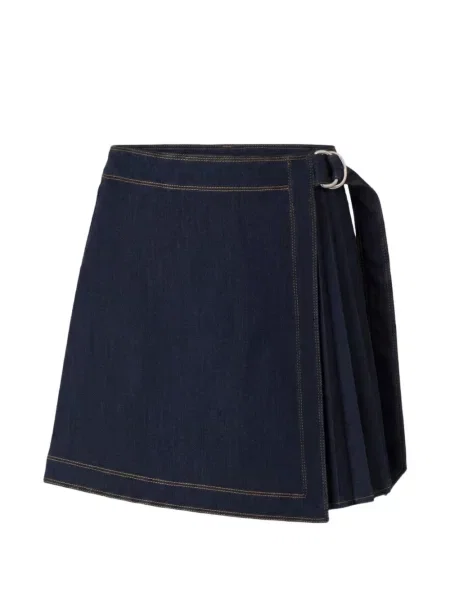 Fustă din denim Cinq A Sept plic albastru