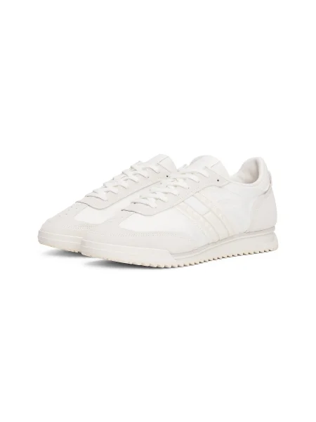 Sneakerși Tommy Jeans alb