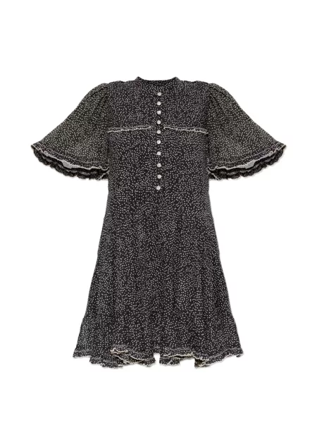 Rochie mini Marant Etoile cu buline negru