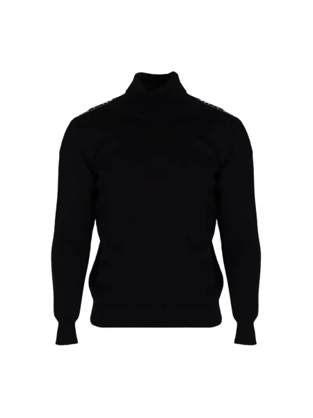 Sweter Les Hommes elegancki czarny