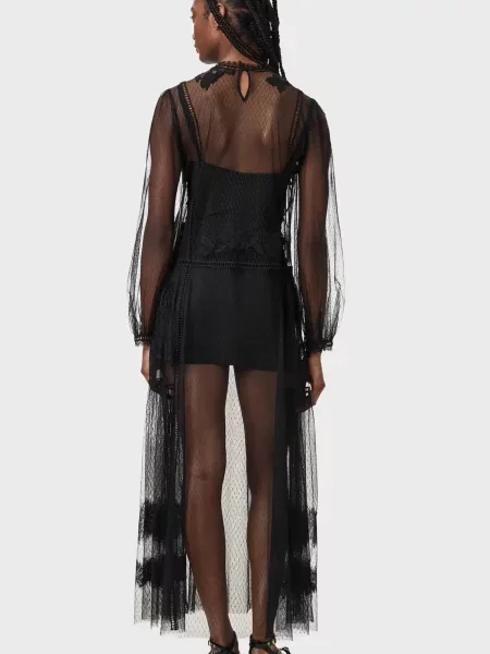 Платье Allsaints черное