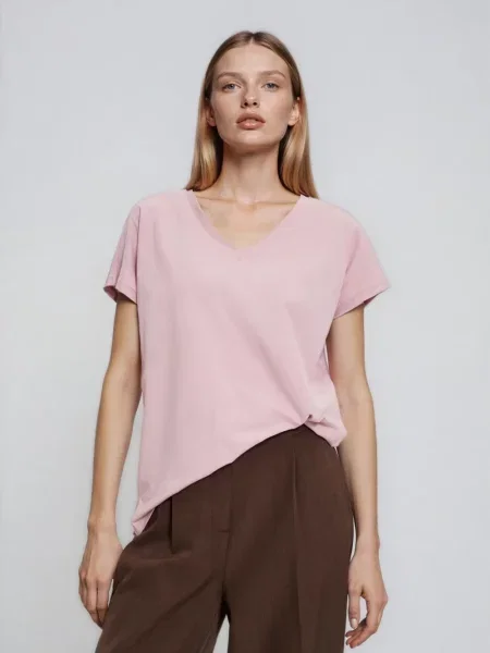 Tricou Marisse roz