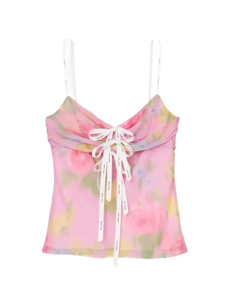 Top Marc Jacobs cu model floral cu imagine roz