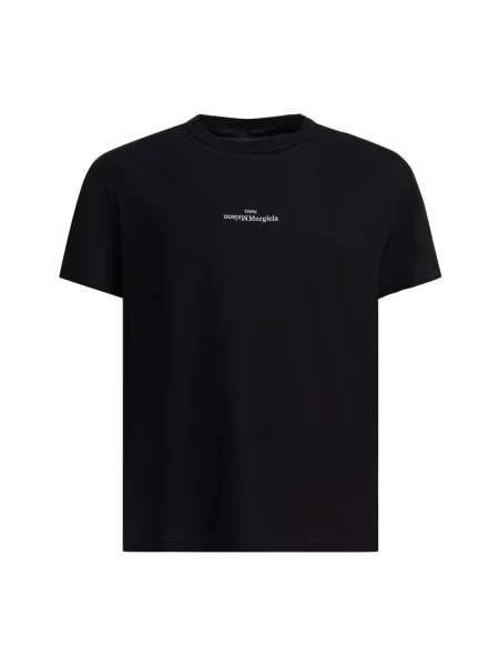 Koszulka Maison Margiela z logo czarna