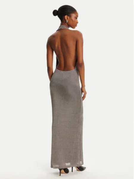 BARDOT Koktélruha Nola Lurex Cowl ezüst