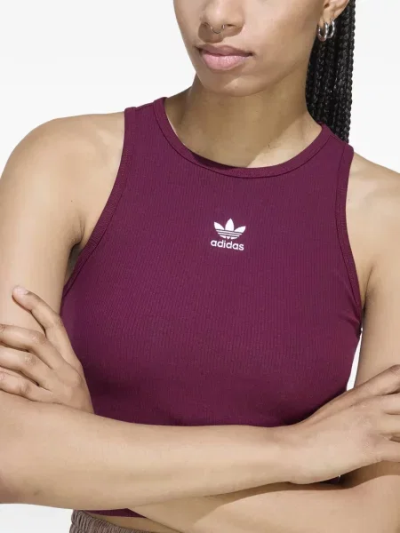 Top Adidas cu dungi negru