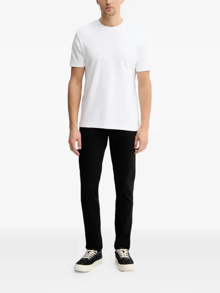 Карирани с яка дънки straight leg Levi's® с качулка синьо