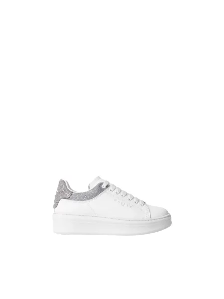 Sneakersy Gaëlle Paris biznesowe białe