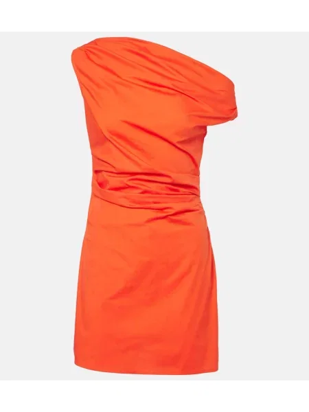 Rochie Staud drapată roșu