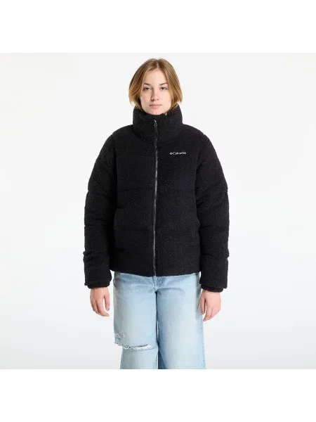 Zateplená bunda Columbia Puffect Sherpa black černá