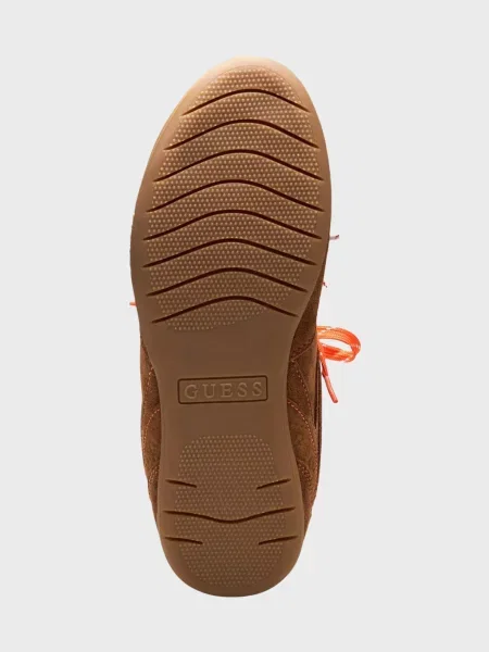 Замшевые кроссовки Guess коричневые