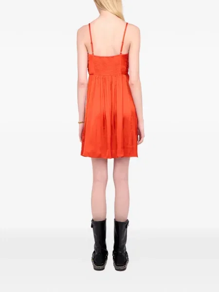Rochie mini Zadig&voltaire de costum portocaliu