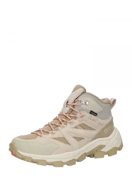 Jack Wolfskin pantofi Vojo Tour Texapore Mid femei bej gri