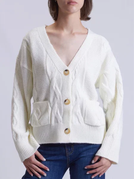 Кардиган Just Before молочний