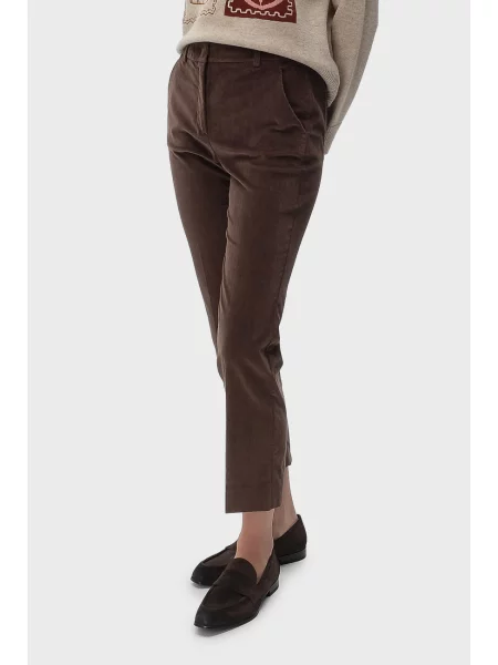 Брюки Weekend Max Mara коричневые