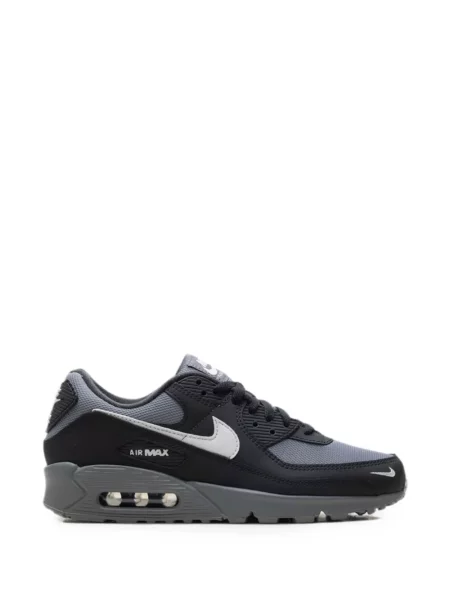 Scurt sneakerși Nike Air Max 90 cu șireturi din dantelă gri