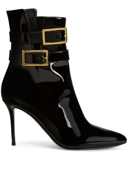 Cizme scurte Giuseppe Zanotti din piele negru