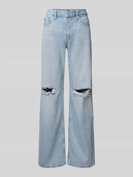 Tommy Jeans jeansy high waist niebieskie