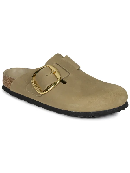 Pantofi Birkenstock cu cataramă bej