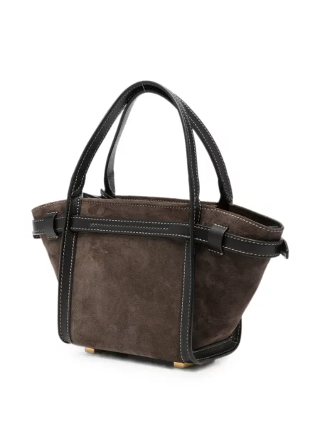 Τσάντα shopper Tod's με αγκράφα καφέ