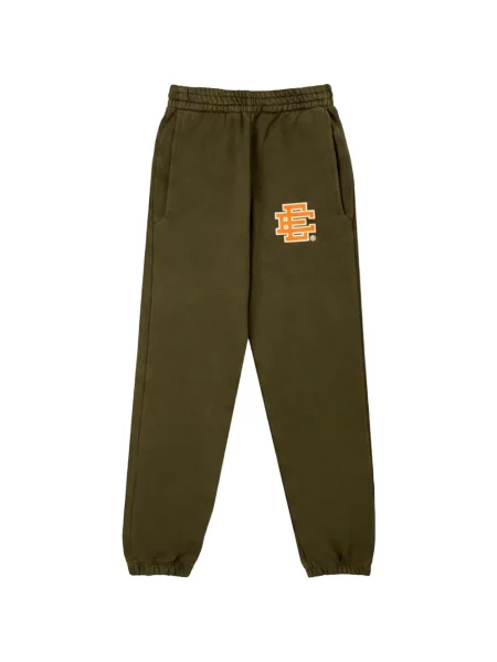 Pantaloni Eric Emanuel alergare cu autograf verde