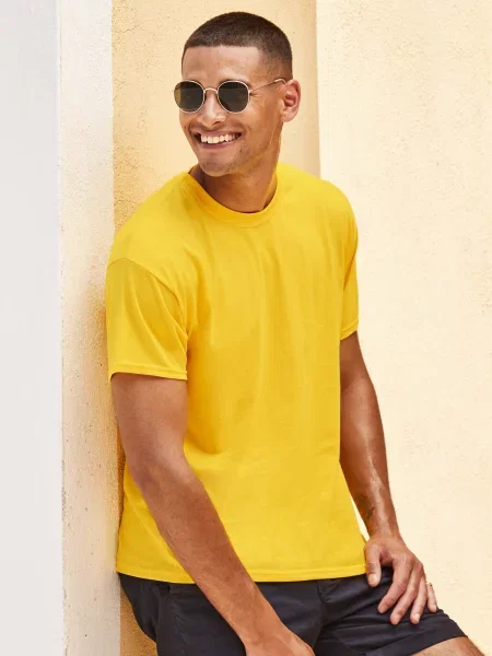 Tricou Fruit Of The Loom galben