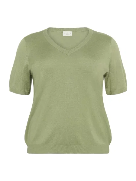 KAFFE CURVE Pulover Lizzy deschis verde