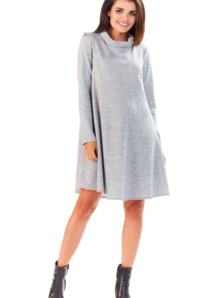 Sukienka mini Awama szara