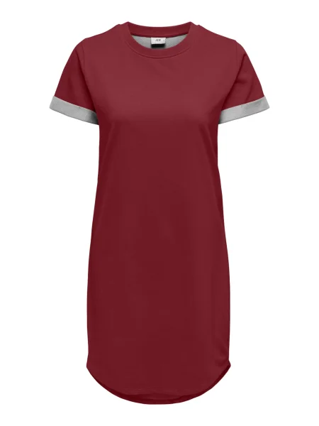 JDY Obleka JDYIVY vinsko rdeča