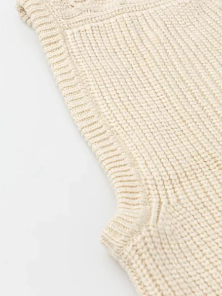 Вовняна шапка Ugg з капюшоном біла