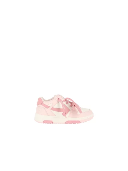 Sneakersy Off-white skórzane biznesowe białe