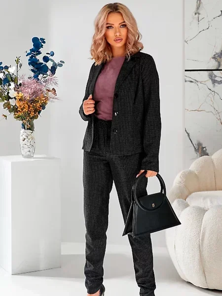 Піджак LadyLike бавовна/поліестер чорний