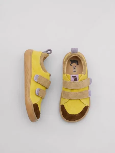 Детские кроссовки Osik Barefoot желтые