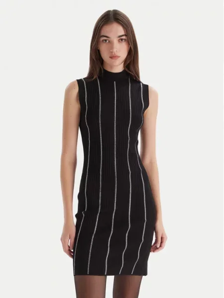 HUGO Трикотажна сукня Sbonny чорний