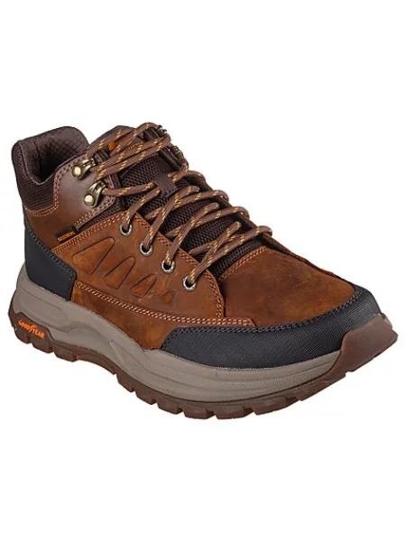 Botki Skechers brązowe