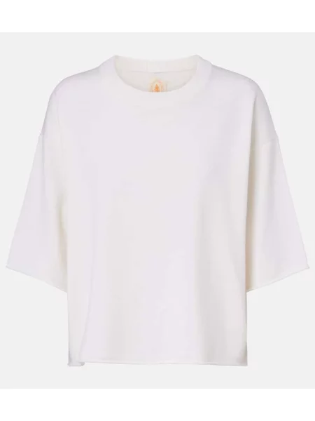 Pulover Jardin Des Orangers din cașmir alb