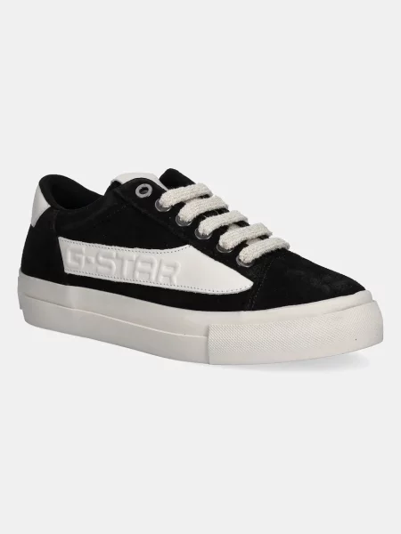G-Star sneakers din piele întoarsă LOOM BSC W negru