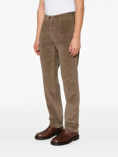 Pantaloni Incotex de catifea cord maro