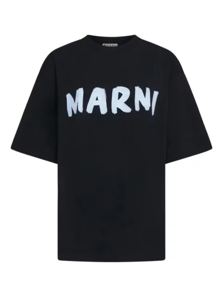 Tricou Marni cu imagine negru