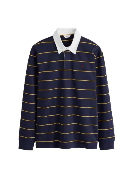 Next Tricou bleumarin galben