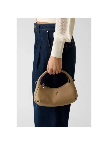 Torebka hobo Guess beżowa