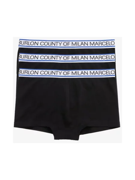 Bokserki Marcelo Burlon z niską talią czarne
